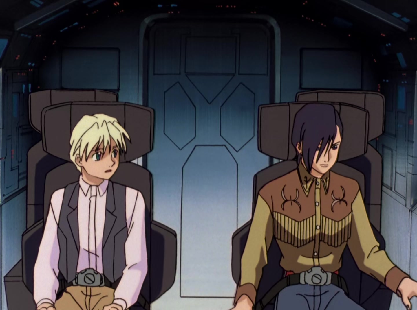 Mobile Suit Gundam Wing Ep 39: Trowa's Return to the Battlefield @ 08:56
