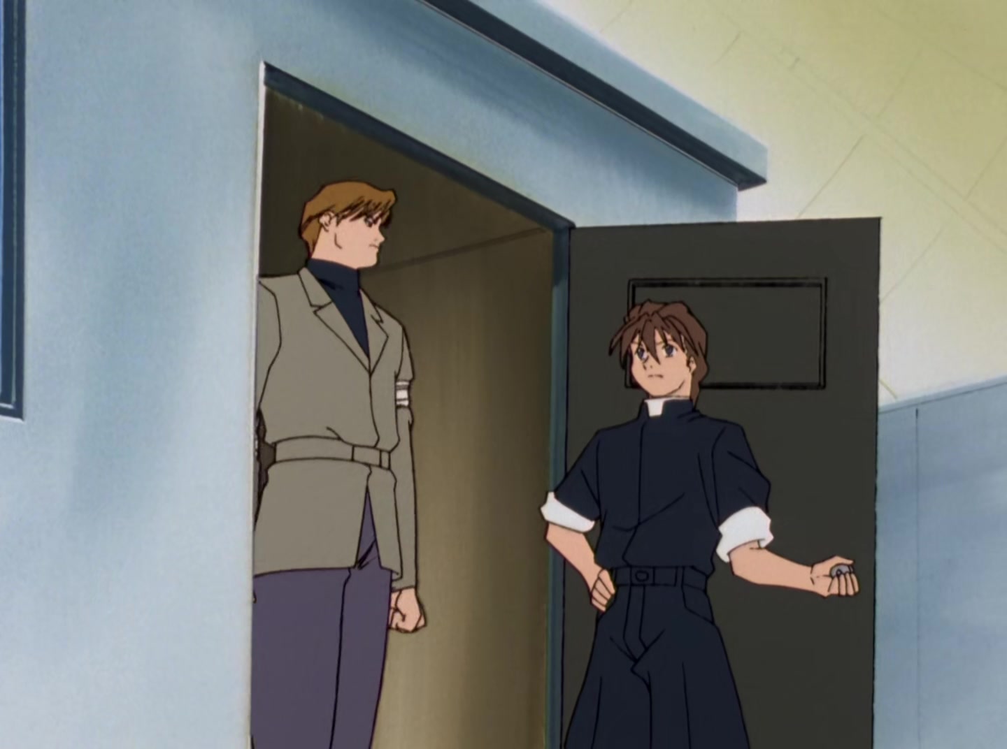Mobile Suit Gundam Wing Ep 39: Trowa's Return to the Battlefield @ 10:51