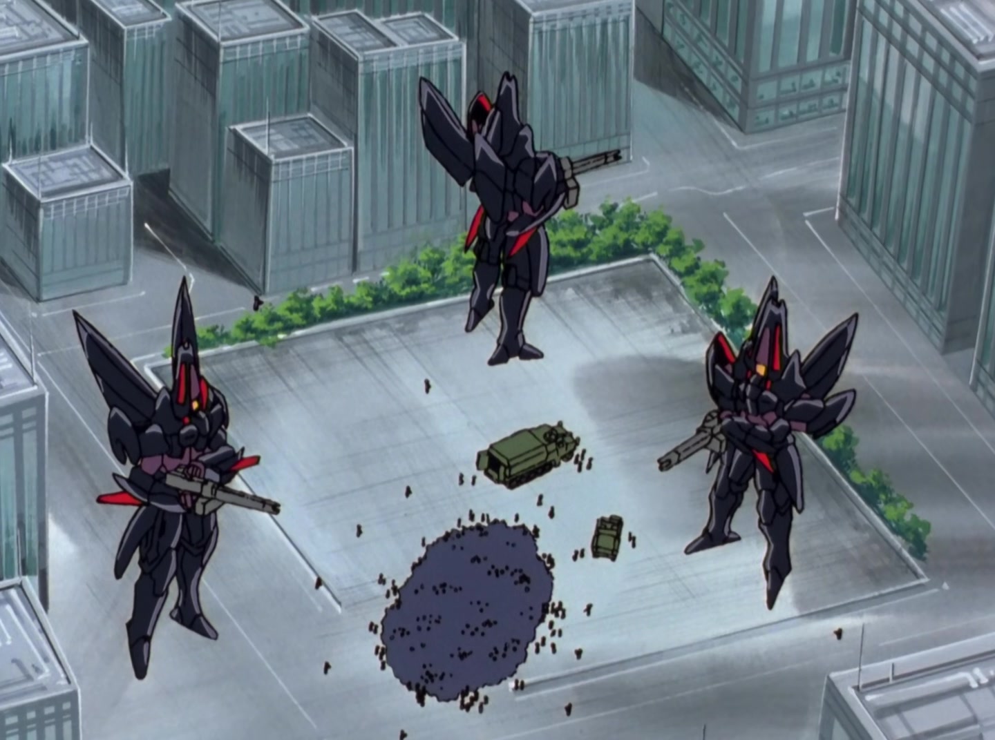 Mobile Suit Gundam Wing Ep 43: Target: Earth @ 11:26