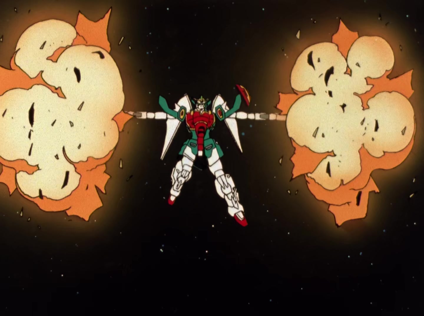 Mobile Suit Gundam Wing Ep 44: Go Forth, Gundam Team @ 18:54