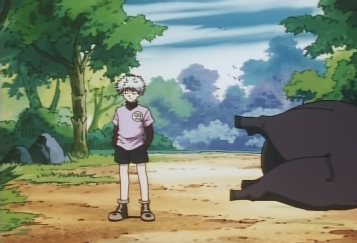Hunter x Hunter Ep 10: Trick × Tower × Trap @ 01:37