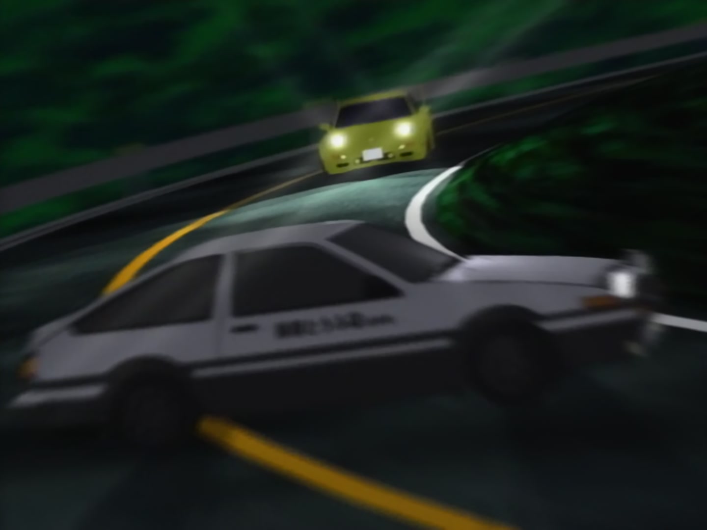 Initial D Ep 1: The Ultimate Tofu Store Drift @ 22:25