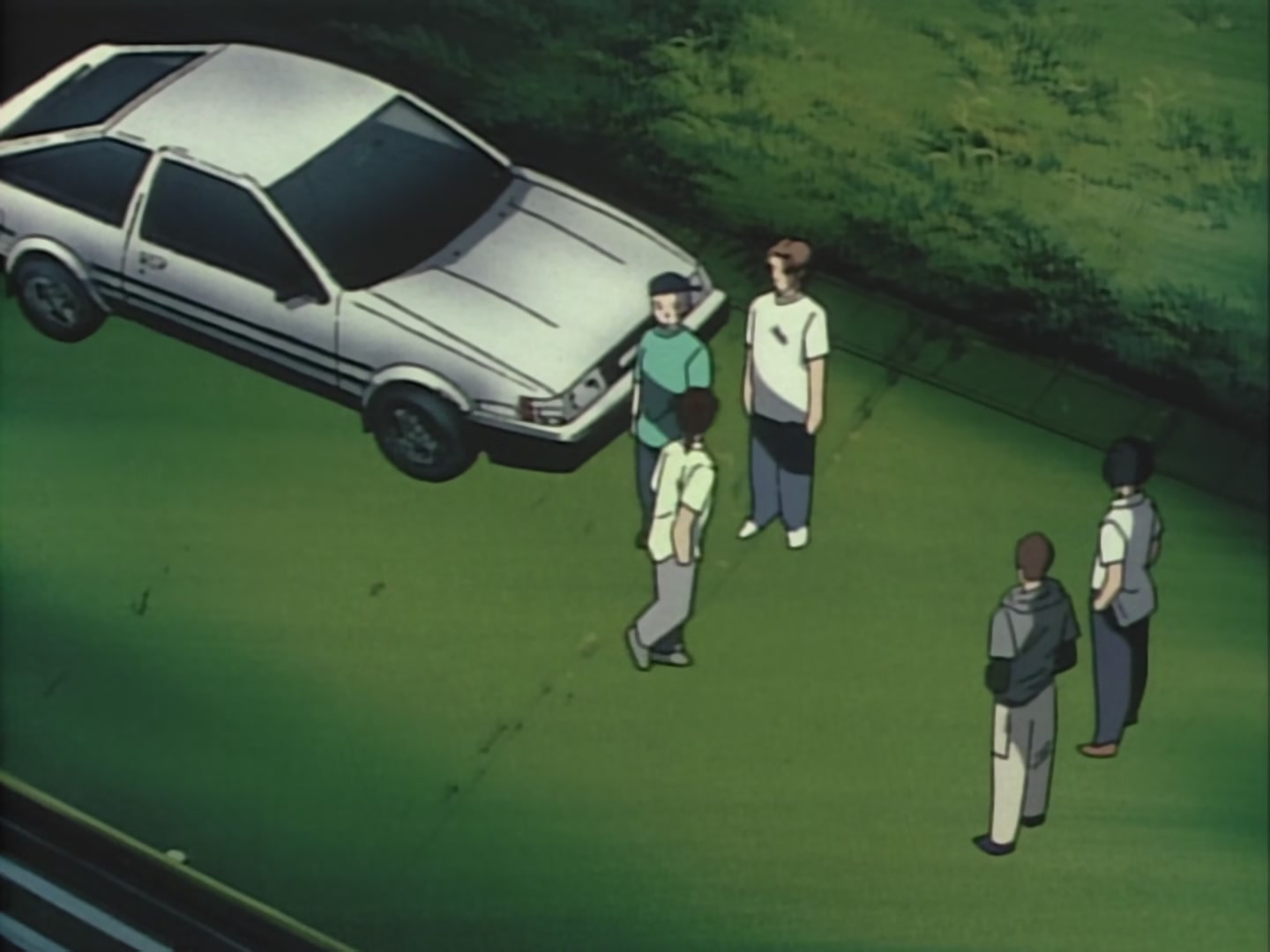 Initial D Ep 10: The 5 Consecutive Hairpins @ 20:16