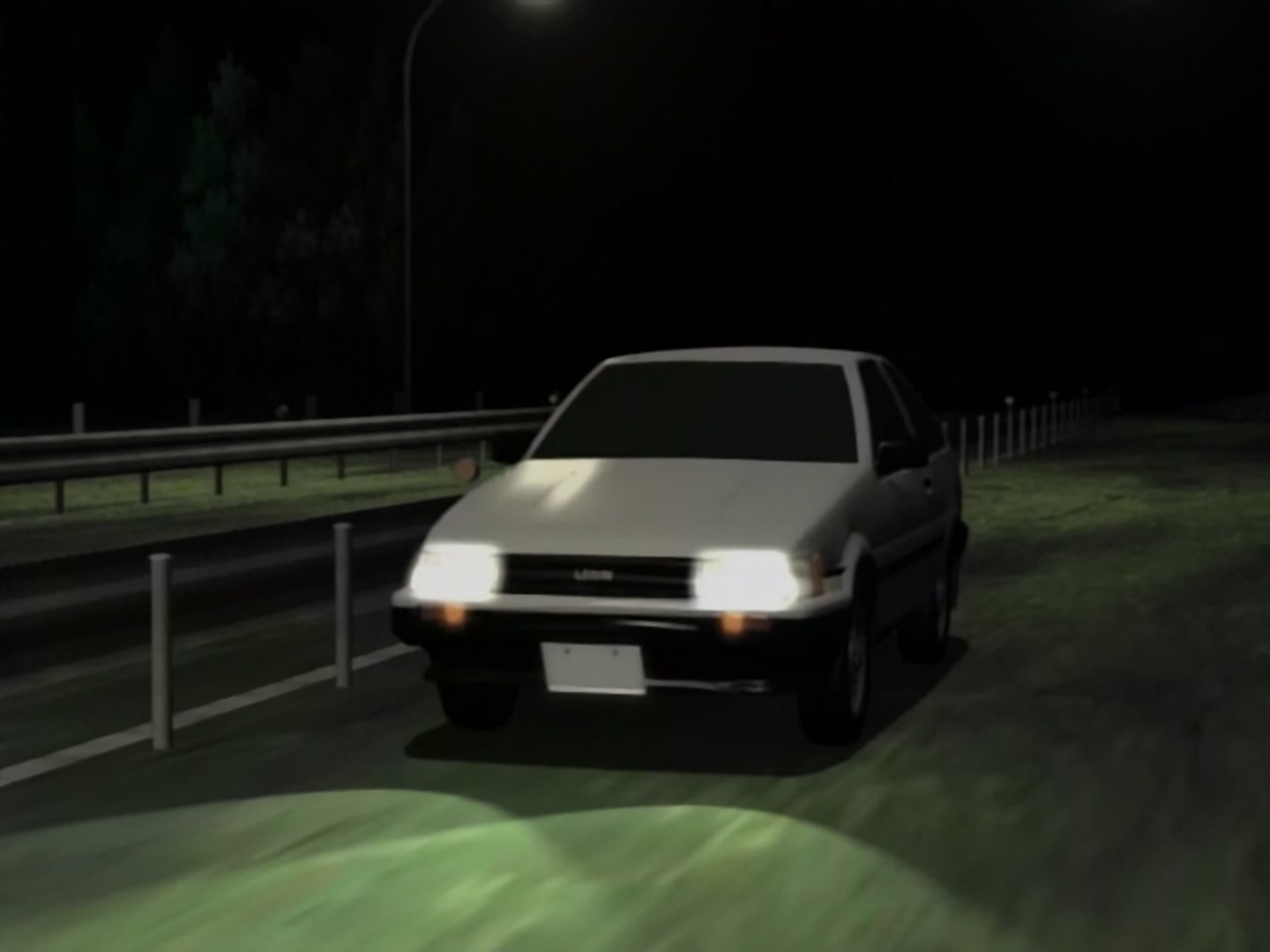 Initial D Ep 10: The 5 Consecutive Hairpins @ 22:03