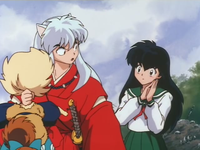 Inuyasha Ep 9: Enter Shippo Plus the Amazing Thunder Brothers @ 00:02:43