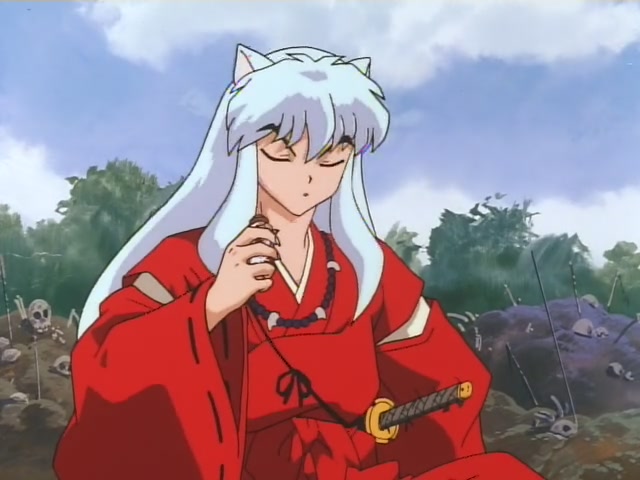 Inuyasha Ep 9: Enter Shippo Plus the Amazing Thunder Brothers @ 00:03:35