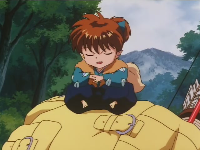 Inuyasha Ep 9: Enter Shippo Plus the Amazing Thunder Brothers @ 00:06:18