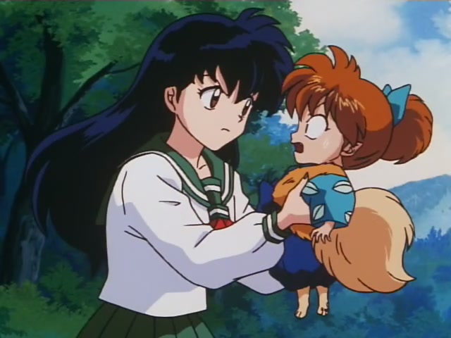 Inuyasha Ep 9: Enter Shippo Plus the Amazing Thunder Brothers @ 00:07:10