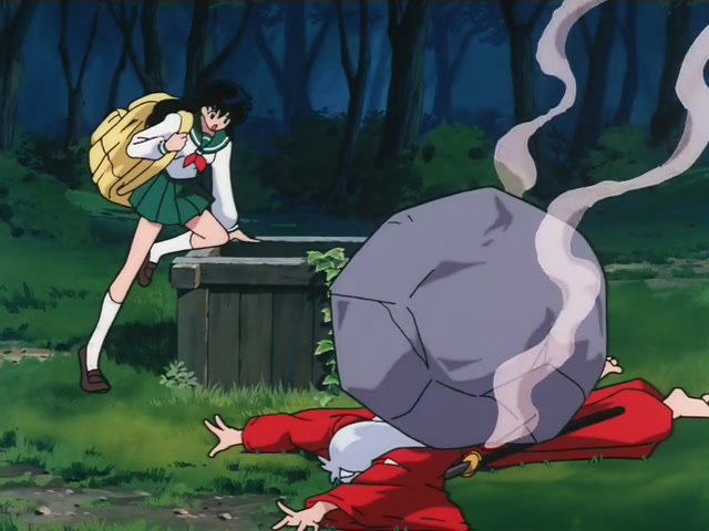 Inuyasha Ep 11: Terror of the Ancient Noh Mask @ 00:01:34