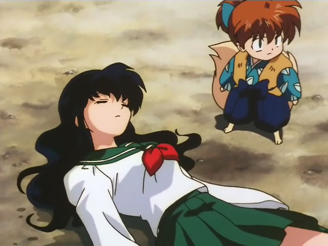 Inuyasha Ep 15: Return of the Tragic Priestess Kikyo @ 00:11:37