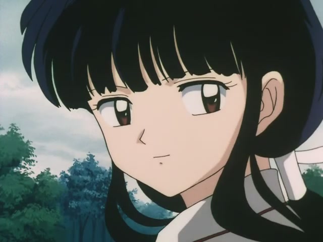 E032 · Kikyo and Inuyasha Into the Miasma screencaps