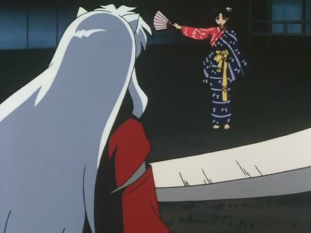 Inuyasha Ep 40: Kagura's Dance and Kanna's Mirror @ 00:09:06