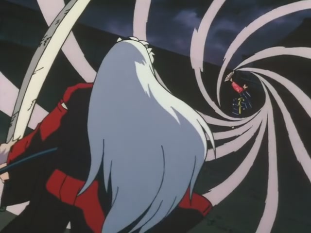 Inuyasha Ep 40: Kagura's Dance and Kanna's Mirror @ 00:09:50