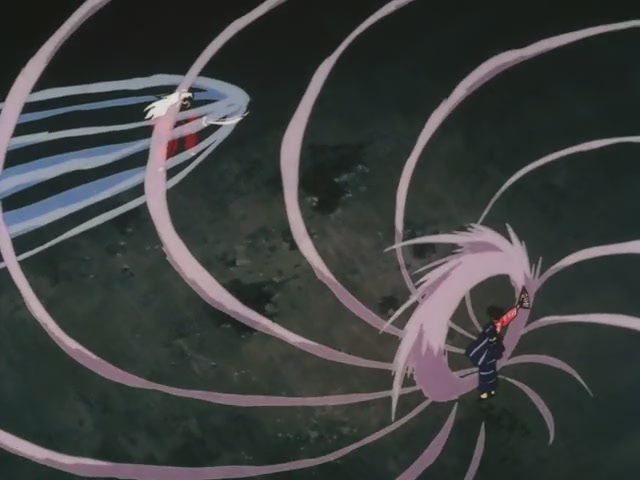 Inuyasha Ep 40: Kagura's Dance and Kanna's Mirror @ 00:09:54