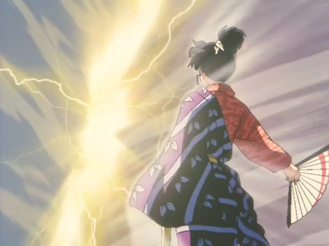 Inuyasha Ep 40: Kagura's Dance and Kanna's Mirror @ 00:12:03