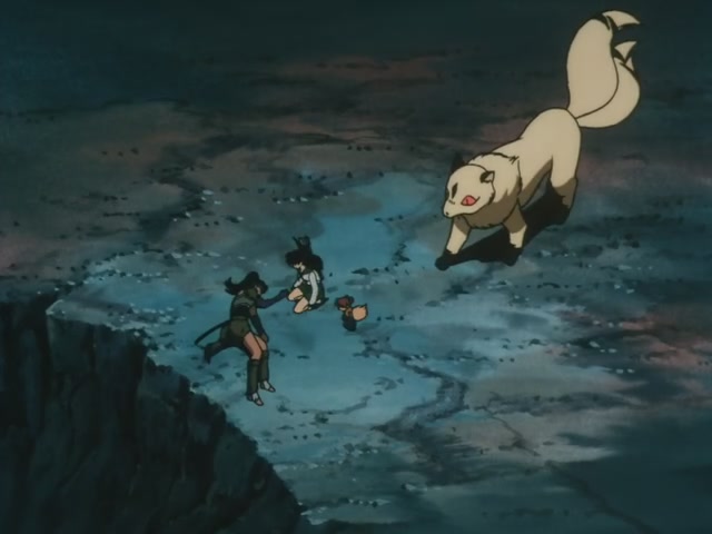 Inuyasha Ep 40: Kagura's Dance and Kanna's Mirror @ 00:13:47