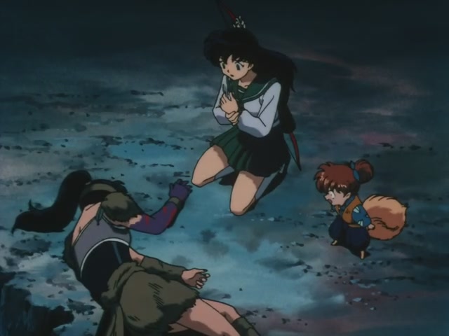 Inuyasha Ep 40: Kagura's Dance and Kanna's Mirror @ 00:13:59
