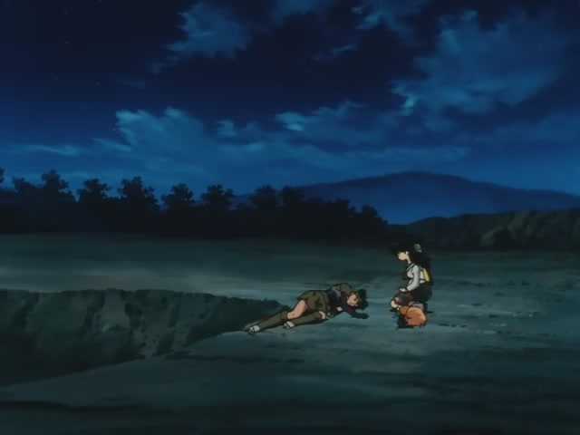 Inuyasha Ep 40: Kagura's Dance and Kanna's Mirror @ 00:14:17