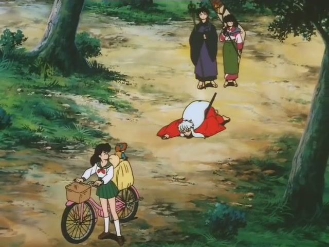 Inuyasha Ep 66: Naraku's Barrier and Kagome's Arrow @ 00:02:39