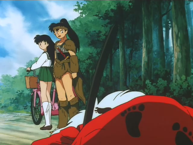Inuyasha Ep 66: Naraku's Barrier and Kagome's Arrow @ 00:03:39