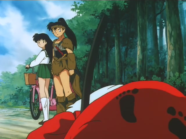 Inuyasha Ep 66: Naraku's Barrier and Kagome's Arrow @ 00:03:43