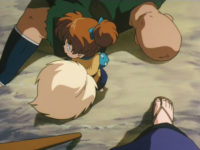 Inuyasha Ep 69: Terror of the Faceless Man @ 00:09:45