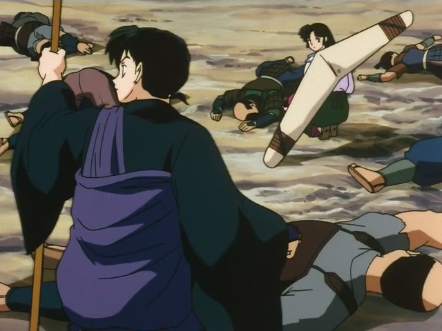 Inuyasha Ep 69: Terror of the Faceless Man @ 00:09:58