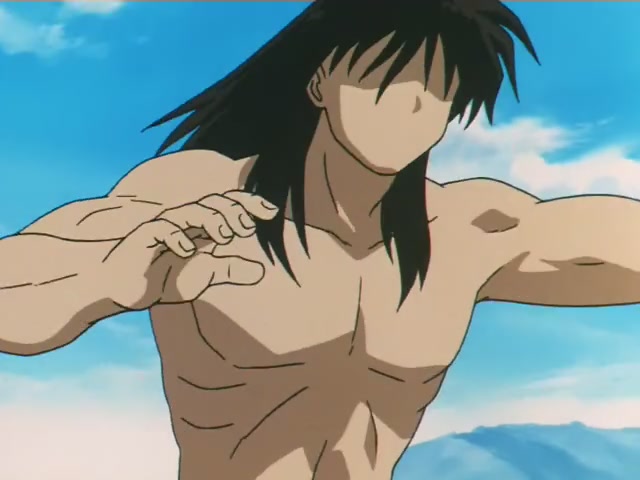 Inuyasha Ep 69: Terror of the Faceless Man @ 00:11:24