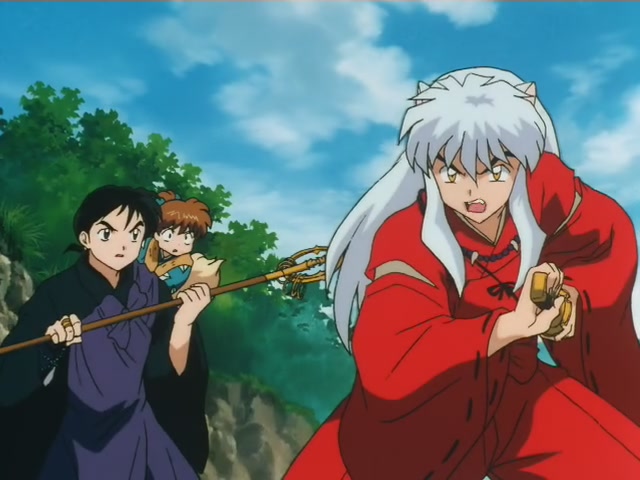 Inuyasha Ep 69: Terror of the Faceless Man @ 00:17:18