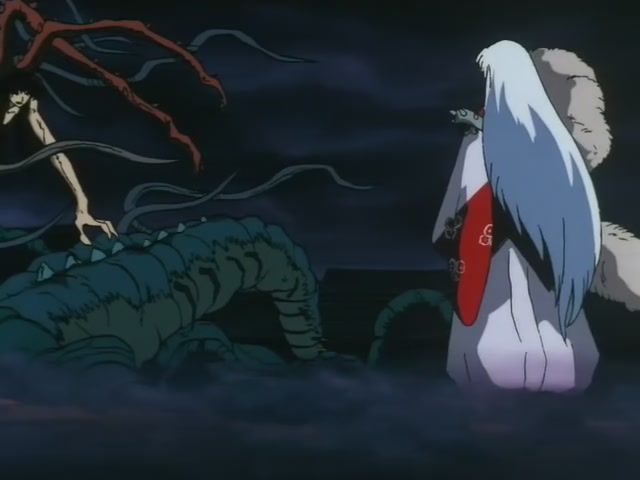 Inuyasha Ep 81: Vanishing Point Naraku Disappears @ 00:02:04