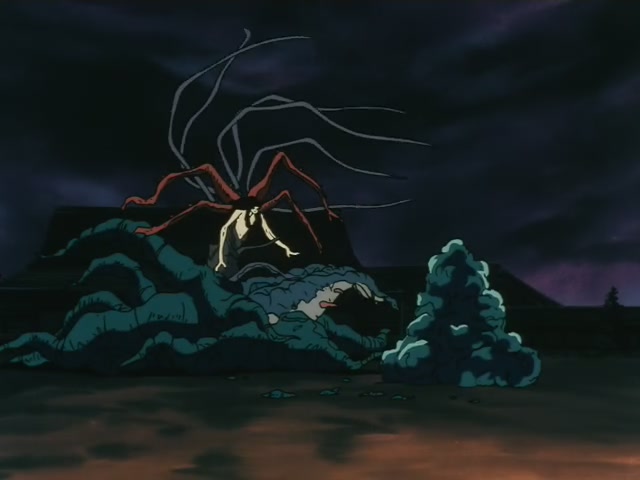 Inuyasha Ep 81: Vanishing Point Naraku Disappears @ 00:03:52