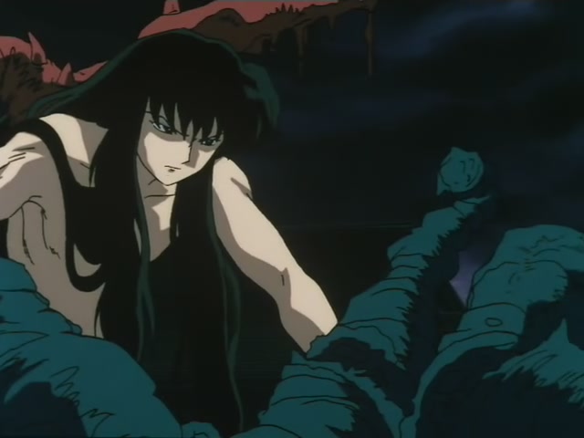 Inuyasha Ep 81: Vanishing Point Naraku Disappears @ 00:04:56