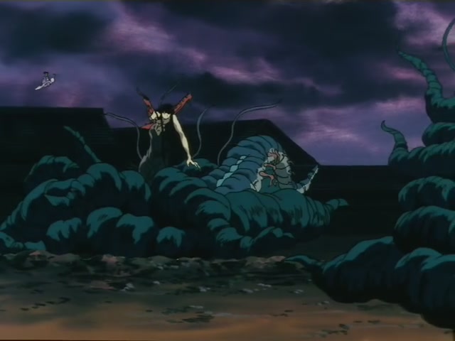 Inuyasha Ep 81: Vanishing Point Naraku Disappears @ 00:07:01