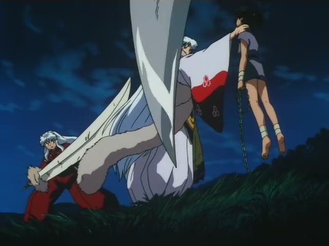 Inuyasha Ep 81: Vanishing Point Naraku Disappears @ 00:17:04