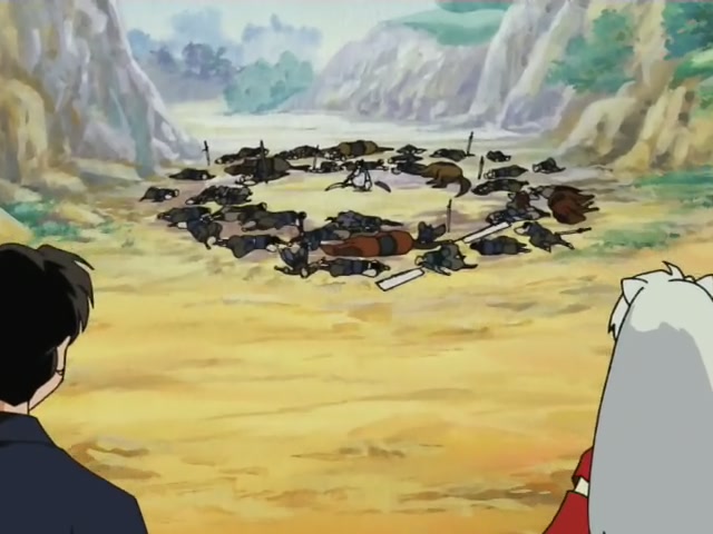 Inuyasha Ep 103: The Band of Seven Resurrected @ 00:15:42