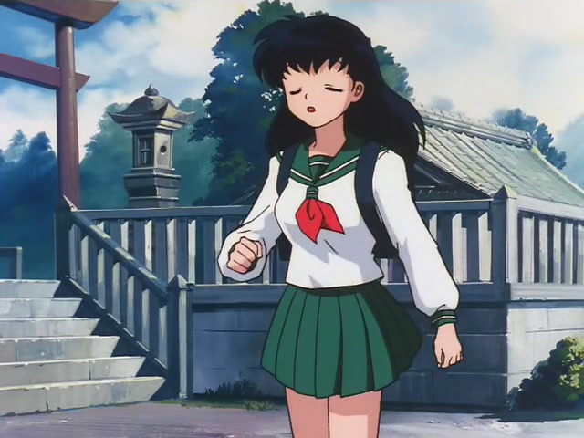 Inuyasha Ep 1: The Girl Who Overcame Time @ 04:27