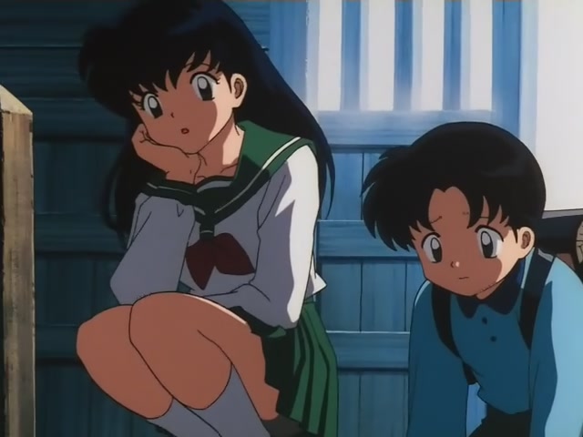 Inuyasha Ep 1: The Girl Who Overcame Time @ 04:49