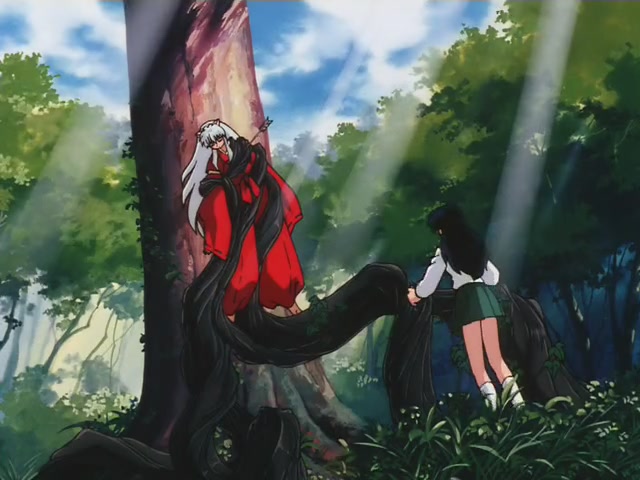 Inuyasha Ep 1: The Girl Who Overcame Time @ 08:15