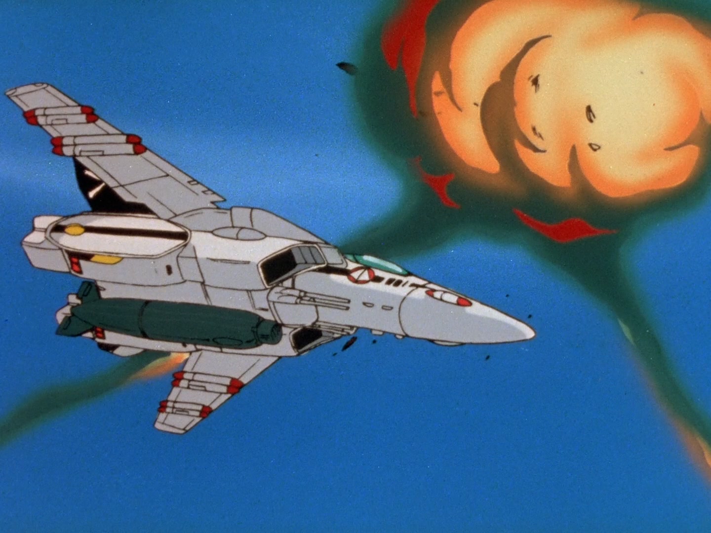 Super Dimension Fortress Macross — Ep 1: Booby Trap @ 20:56