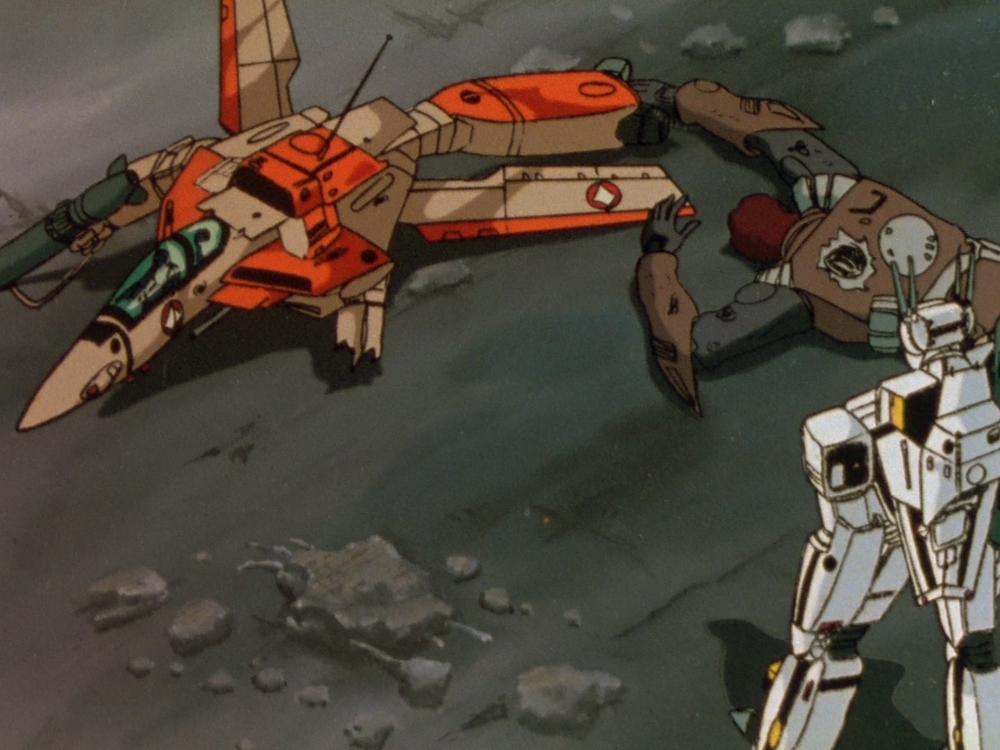 Super Dimension Fortress Macross Ep 3: Space Fold @ 04:50