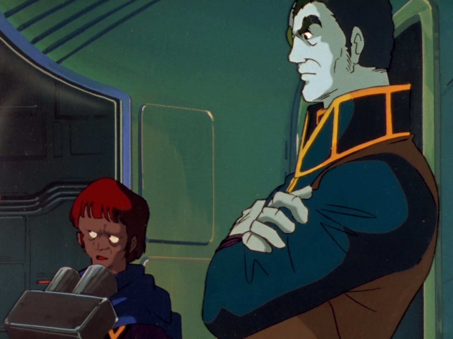 Super Dimension Fortress Macross Ep 3: Space Fold @ 09:45