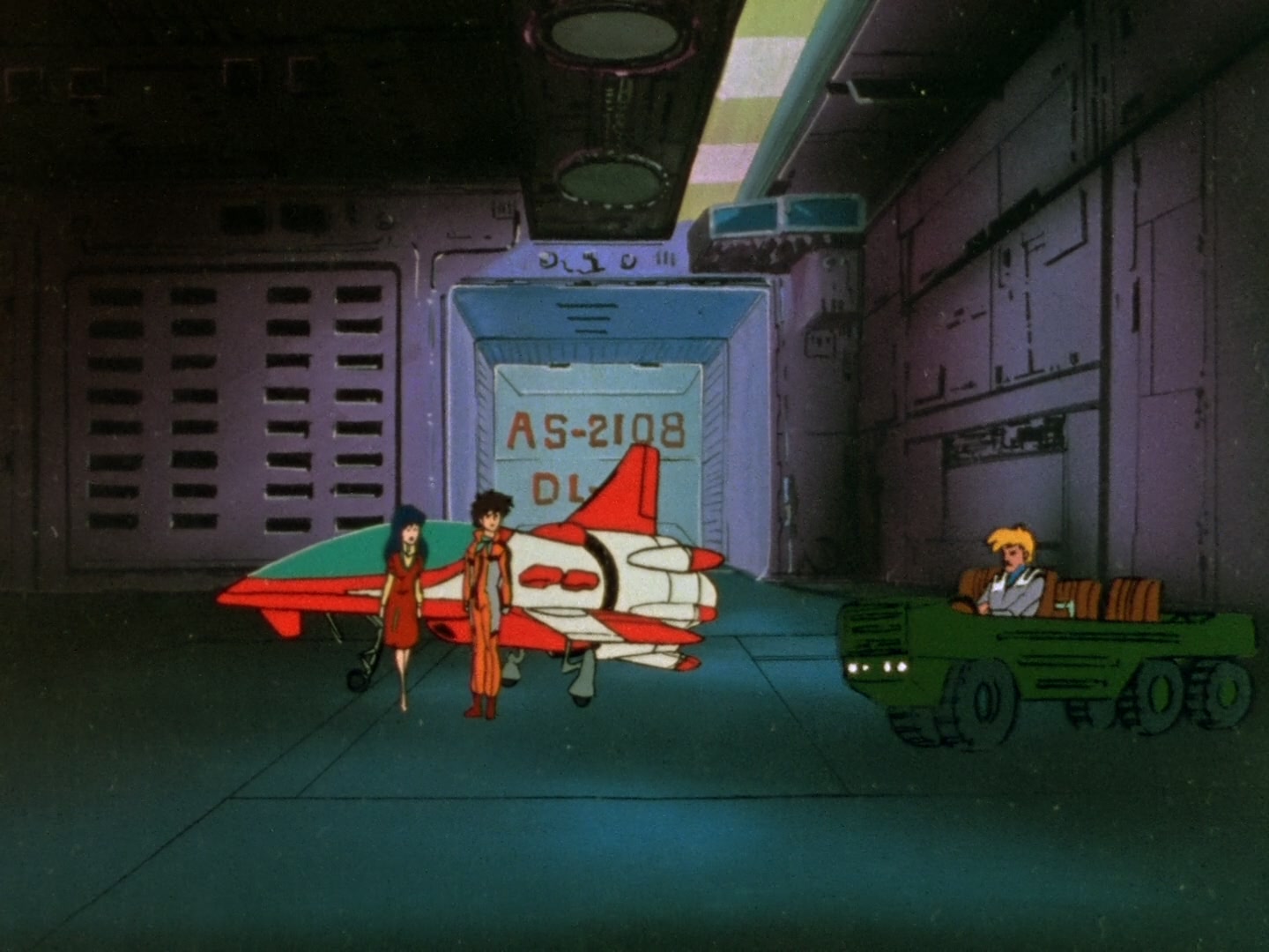 Super Dimension Fortress Macross Ep 3: Space Fold @ 11:55