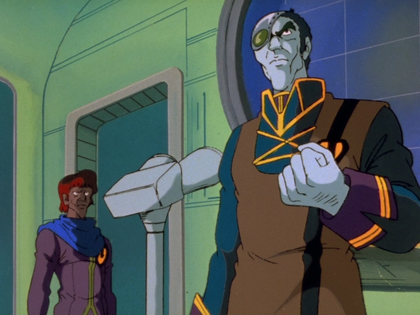 Super Dimension Fortress Macross Ep 5: Transformation @ 23:42