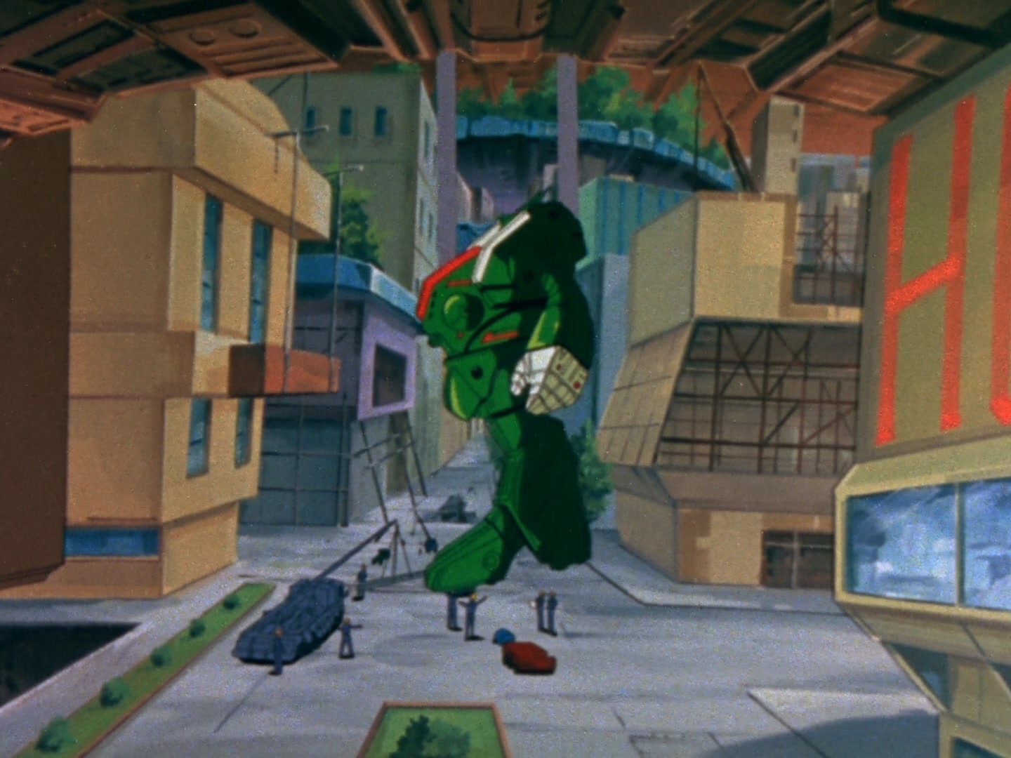 Super Dimension Fortress Macross Ep 14: Global Report @ 07:06