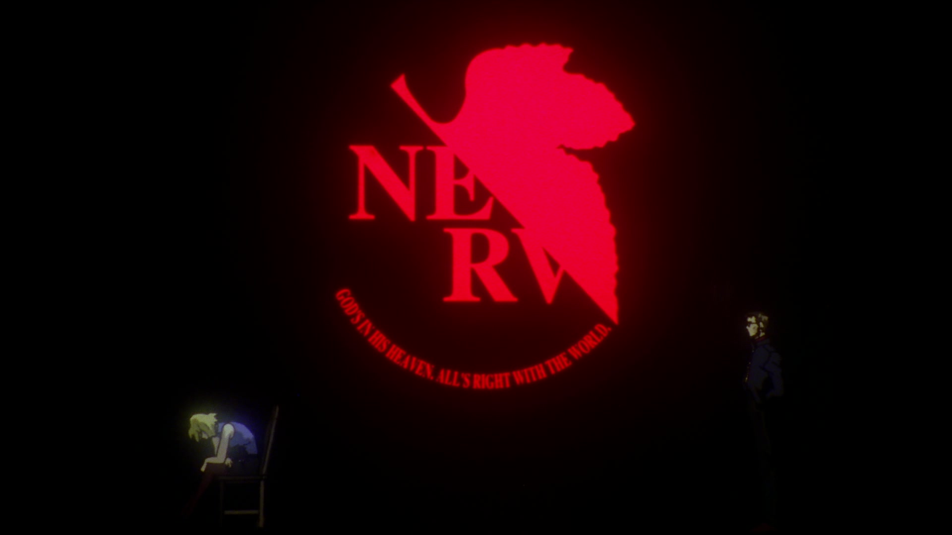 Neon Genesis Evangelion Ep 24: The Beginning and the End, or "Knockin' on Heaven's Door" @ 03:56