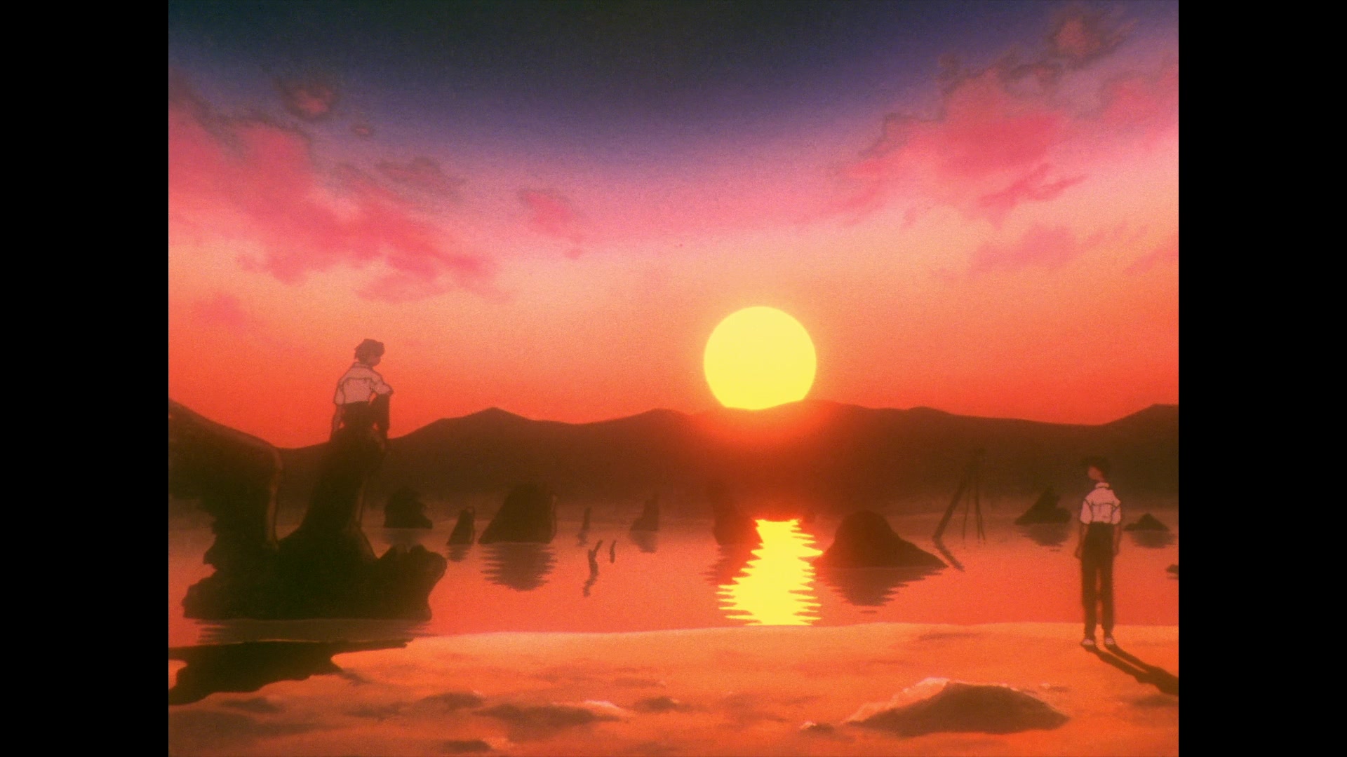 Neon Genesis Evangelion Ep 24: The Beginning and the End, or "Knockin' on Heaven's Door" @ 05:52