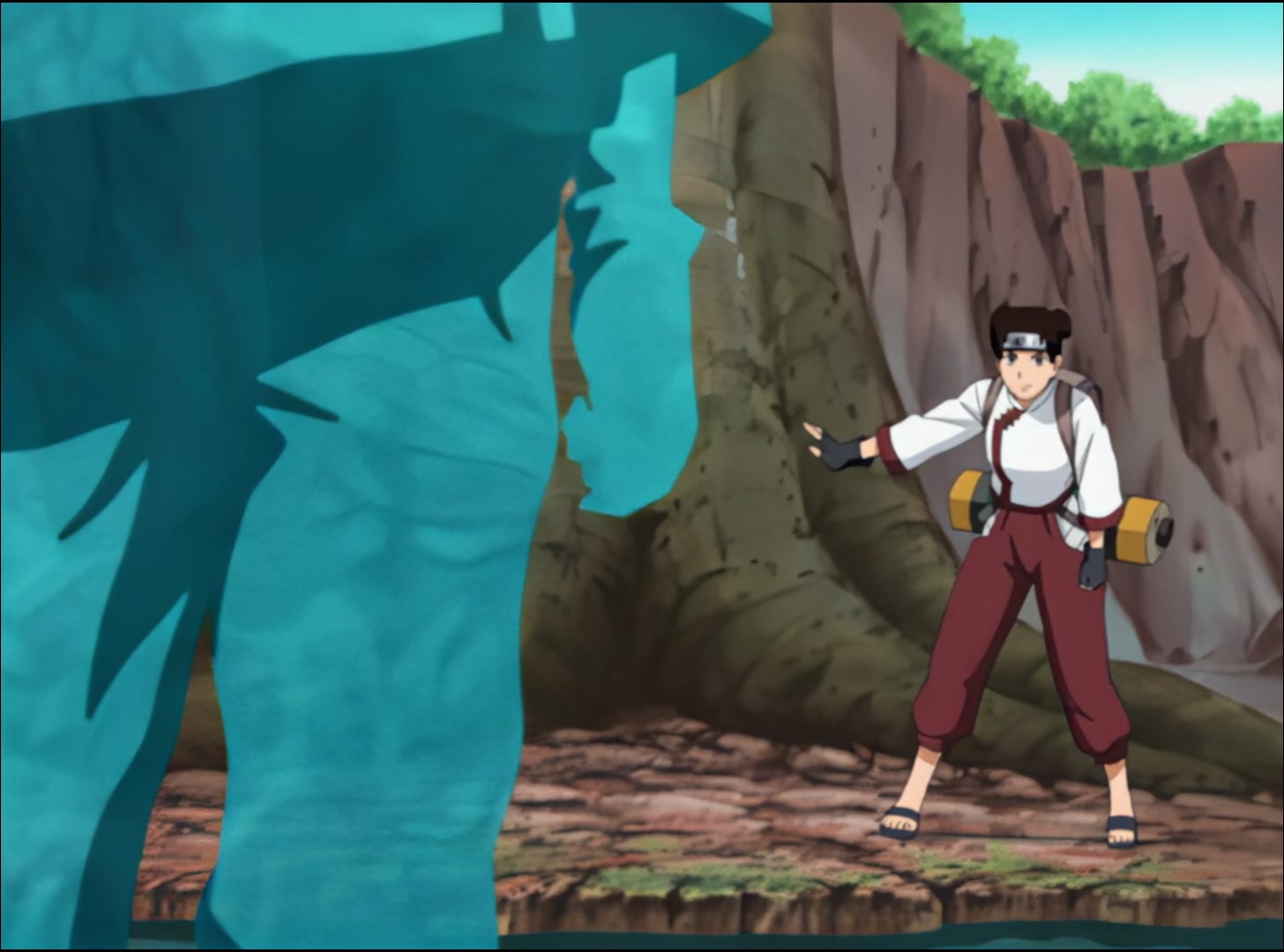 Naruto: Shippuden Ep 19: Traps Activate! Team Guy's Enemy @ 00:02:03
