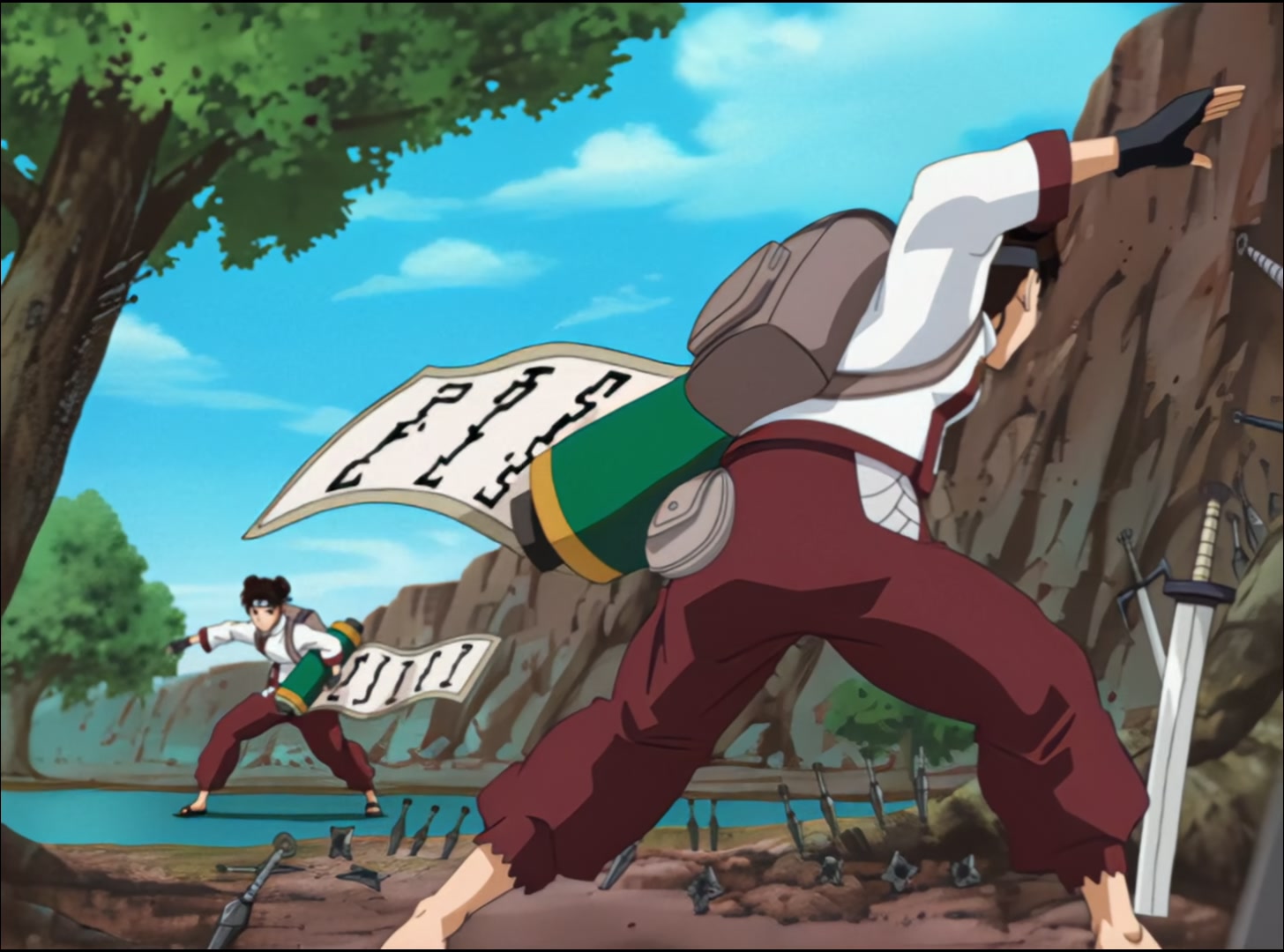 Naruto: Shippuden Ep 19: Traps Activate! Team Guy's Enemy @ 00:09:12