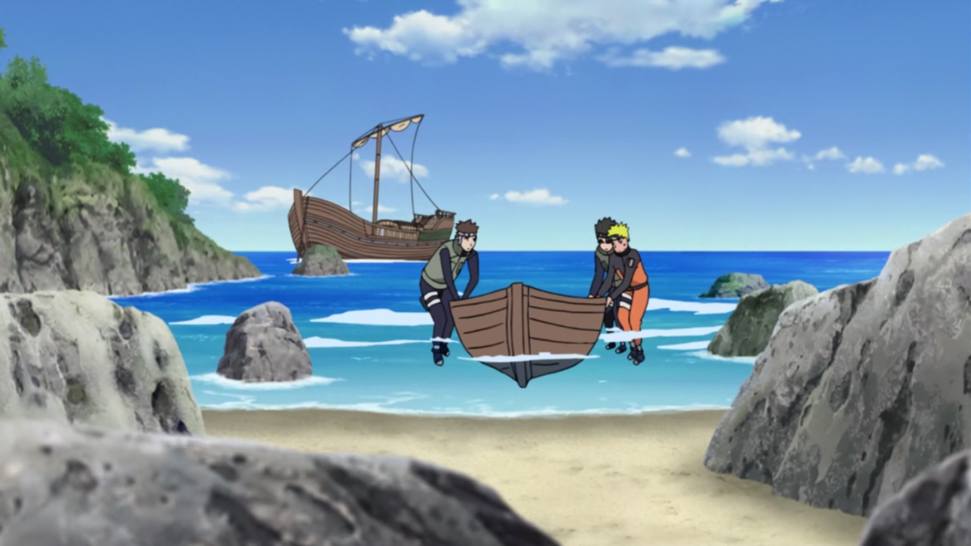 Naruto: Shippuden Ep 224: The Ninja of Benisang @ 00:03:00