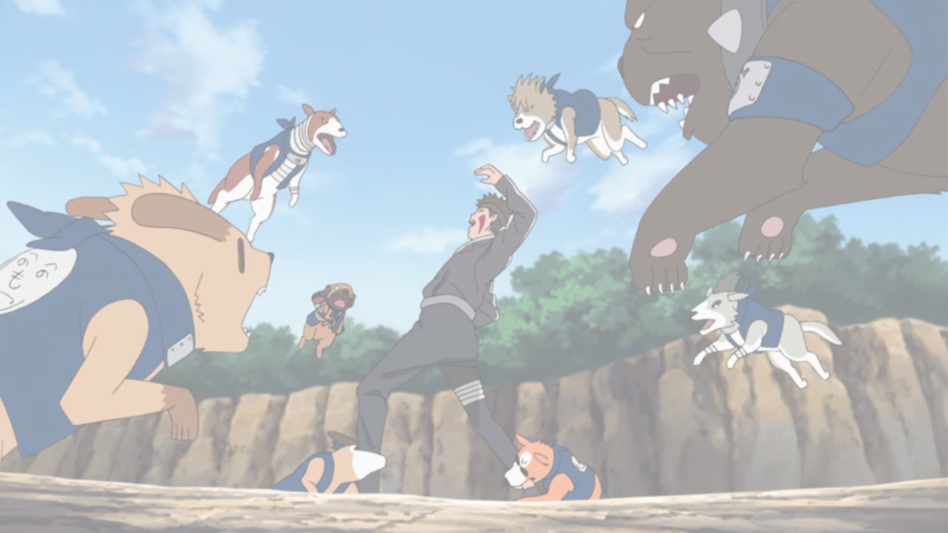 Naruto: Shippuden Ep 240: Kiba's Determination @ 00:08:13